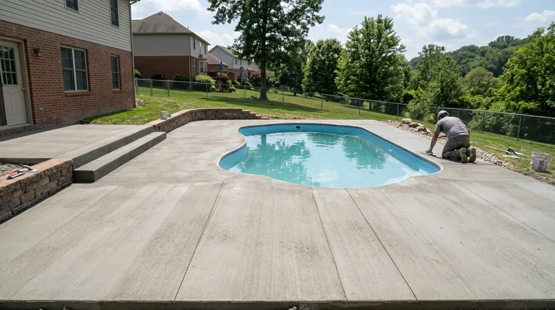 Concrete Pool Decks Cincinnati